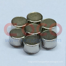 Small Round Neodymium Magnetic Materials with RoHS Approved